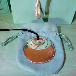 RARE 50mm Tiffany and Co. Elsa Peretti Round Disc Pendant